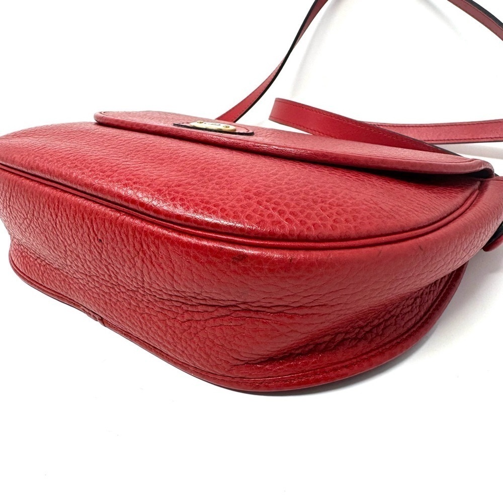 Christian Dior Vintage Bobby Saddle Red Leather Crossbody Shoulder Bag - Picture 8 of 13